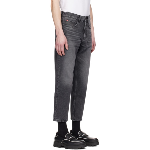  휴고 Hugo Gray Loose-Fit Jeans 241084M186003