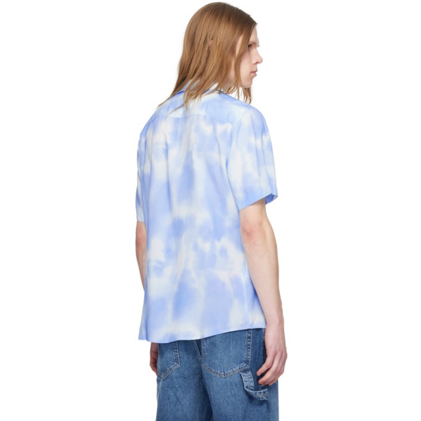  휴고 Hugo Blue Patch Pocket Shirt 241084M192010