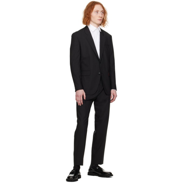  휴고 Hugo Black Regular-Fit Suit 241084M196007