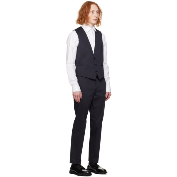  휴고 Hugo Navy Slim-Fit Suit 241084M196006