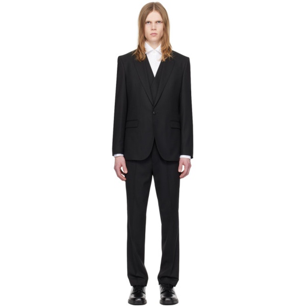  휴고 Hugo Black Extra-Slim-Fit Suit 241084M196004