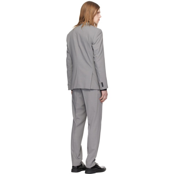  휴고 Hugo Gray Slim-Fit Suit 241084M196009