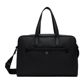 휴고 Hugo Black Faux-Leather Duffle Bag 242084M169001