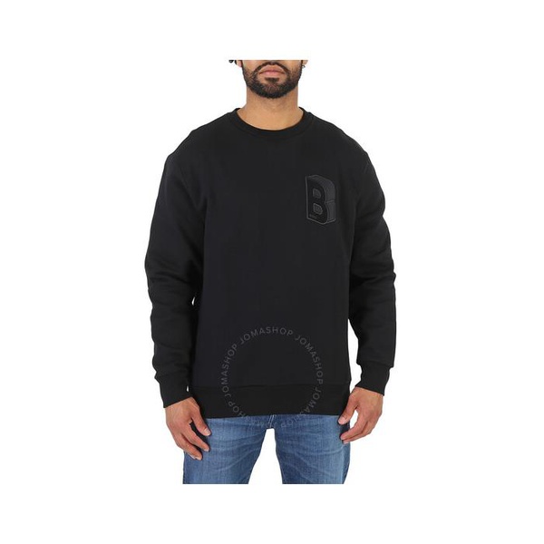 휴고보스 휴고 Hugo Boss Black Stadler 104 Logo Embroidered Regular-Fit Sweatshirt 50481578-001