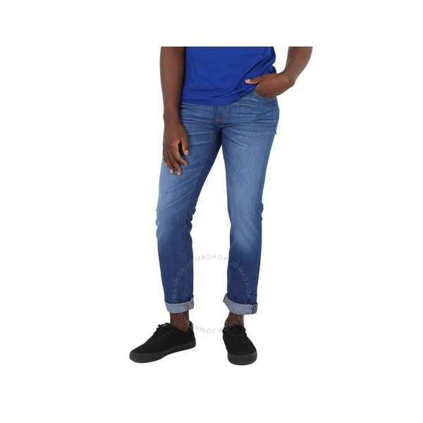 휴고보스 휴고 Hugo Boss Bright Blue Italian Denim Regular-Fit Jeans 50488524-434