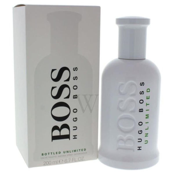 휴고보스 Boss Bottled Unlimited by 휴고 Hugo Boss EDT Spray 6.7 oz (200 ml) (m) 8005610298030