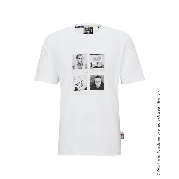 휴고보스 휴고 Hugo Boss Boss X Keith Haring Gender-Neutral Photo T-shirt 16360989