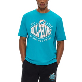 휴고 Hugo Boss Mens Boss x Miami Dolphins NFL T-shirt 16559614