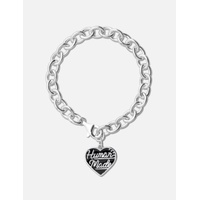Human Made Heart Silver Bracelet 914341