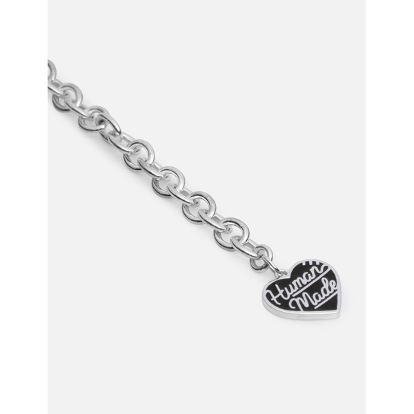  Human Made Heart Silver Bracelet 914341