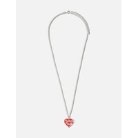 Human Made Heart Silver Necklace 914343