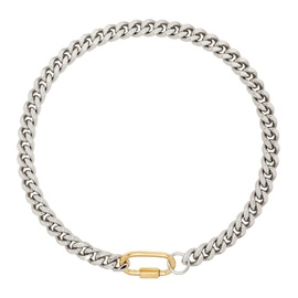 인 골드 위 트러스트 파리 IN GOLD WE TRUST PARIS Silver Curb Chain Necklace 232490M145001
