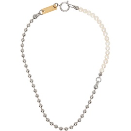 인 골드 위 트러스트 파리 IN GOLD WE TRUST PARIS Silver Pearl Ball Chain Necklace 232490M145003