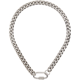 인 골드 위 트러스트 파리 IN GOLD WE TRUST PARIS Silver Curb Chain Necklace 232490M145002