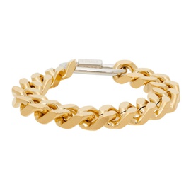 인 골드 위 트러스트 파리 IN Gold WE TRUST PARIS Gold Extra Bold Curb Bracelet 221490M142041