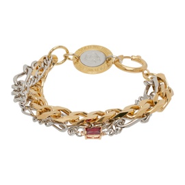 인 골드 위 트러스트 파리 IN Gold WE TRUST PARIS Gold Multi Row Chains Bracelet 241490M142005
