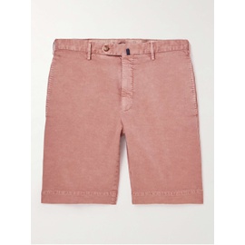 INCOTEX Straight-Leg Cotton-Blend Twill Shorts 1647597307721286