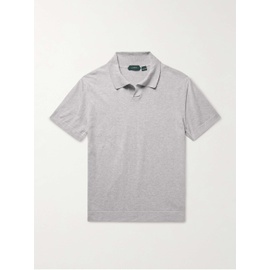 INCOTEX Zanone Slim-Fit Cotton and Silk-Blend Polo Shirt 1647597332239525