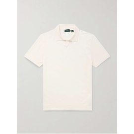 INCOTEX Zanone Slim-Fit Cotton and Silk-Blend Polo Shirt 1647597323883341