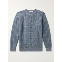 INIS MEAEIN Aran-Knit Merino Wool and Cashmere-Blend Sweater 1647597319151819
