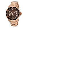 Invicta Pro Diver Brown Dial 18kt Rose Gold-plated Mens Watch 13713