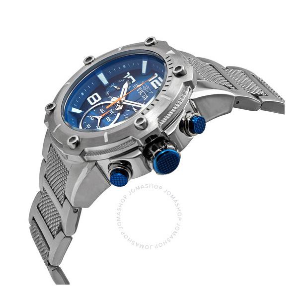  Invicta Speedway Chronograph Blue Dial Stainless Steel Mens Watch 19527