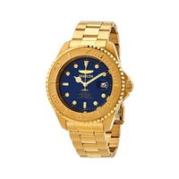 Invicta Pro Diver Automatic Date Blue Dial Yellow Gold-tone Mens Watch 28951