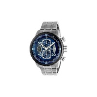 Invicta MEN'S Aviator Chronograph Stainless Steel Blue Dial Watch 22970