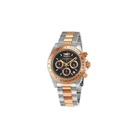 Invicta MEN'S Speedway Chronograph Two-Tone 18k Gold Plated Stainless Steel Black Dial 6932