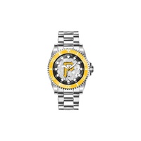 Invicta MEN'S MLB Stainless Steel Yellow and Silver and White and Black Dial Watch 43475