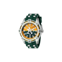 Invicta MEN'S MLB Silicone and Stainless Steel Green and Yellow Dial Watch 43278