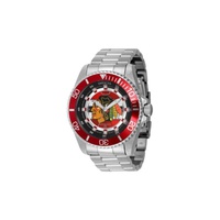 Invicta MEN'S NHL Stainless Steel Red Dial Watch 42234