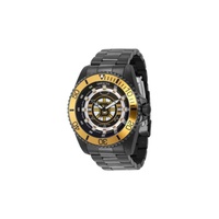 Invicta MEN'S NHL Stainless Steel Yellow and White and Black Dial Watch 42238