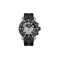 Invicta MEN'S Pro Diver Chronograph Silicone Black Dial Watch 45739