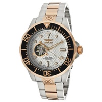 Invicta MEN'S Pro Diver Stainless Steel White with Skeletal display Dial 13707