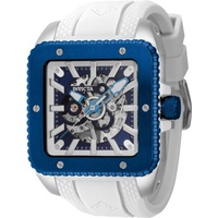 Invicta MEN'S Cuadro Silicone Blue Dial Watch 44007