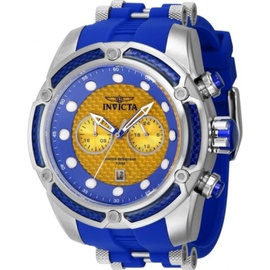 Invicta MEN'S Bolt Silicone and Stainless Steel Yellow Dial Watch 42287