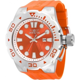 Invicta MEN'S Pro Diver Silicone Orange Dial Watch 36997
