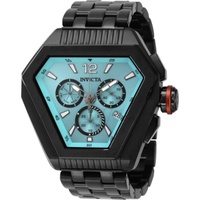 Invicta MEN'S Speedway Chronograph Stainless Steel Turquoise Dial Watch 46102