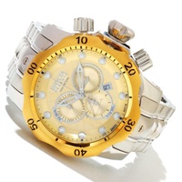 Invicta MEN'S Venom Reserve Chronograph Stainless Steel Champagne Dial Watch 10790