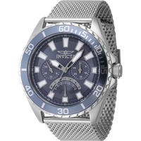 Invicta MEN'S Pro Diver Stainless Steel Mesh Blue Dial Watch 46905
