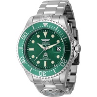 Invicta MEN'S Pro Diver Stainless Steel Green Dial Watch 45811