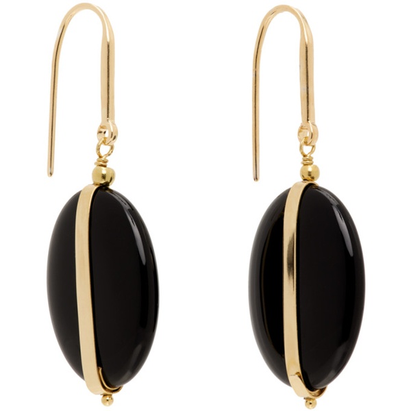 이자벨마랑 이자벨마랑 Isabel Marant Gold & Black Drop Earrings 231600F022016