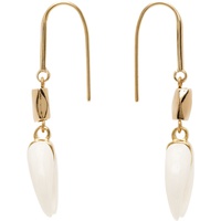 이자벨마랑 Isabel Marant Gold & White Aimable Earrings 231600F022001