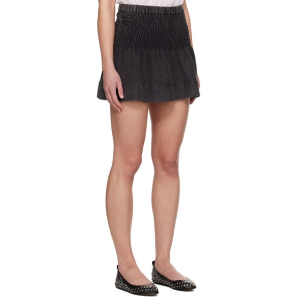 이자벨마랑 이자벨 마랑 에뚜왈 이자벨마랑 Isabel Marant Etoile Black Pacifica Miniskirt 241599F090018