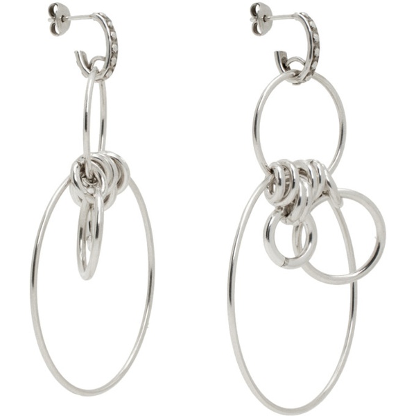 이자벨마랑 이자벨마랑 Isabel Marant Silver Multi Ring Boucle Earrings 232600F022024