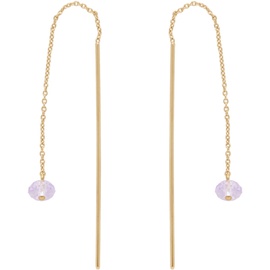 이자벨마랑 Isabel Marant Gold & Purple Polly Earrings 232600F022002