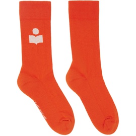 이자벨마랑 Isabel Marant Orange Siloki Socks 231600F076002