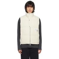Izzue 오프화이트 Off-White Patch Down Vest 241284M178002
