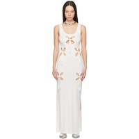 J.Kim 오프화이트 Off-White Staple Petal Maxi Dress 241023F055003